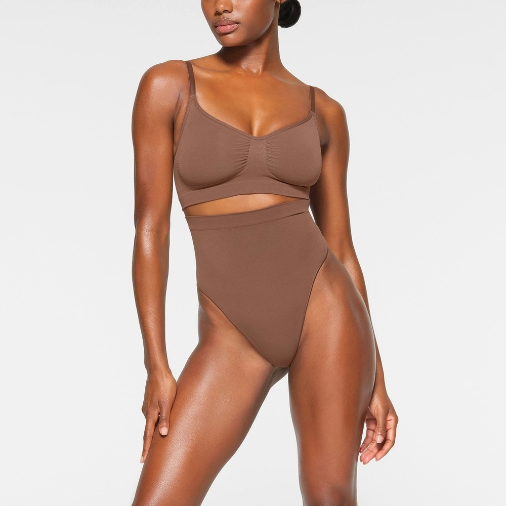 Thong Shapewear Underwear - Seamless Sculpt High Waisted Thong